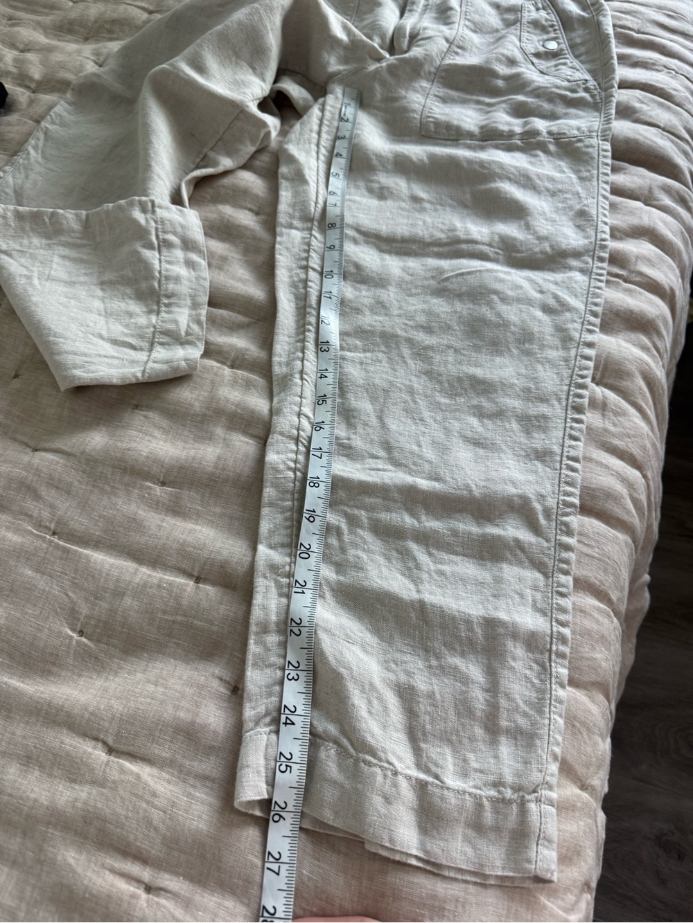 Athleta Voyager Linen Pant Size 8 - Picture 11 of 13